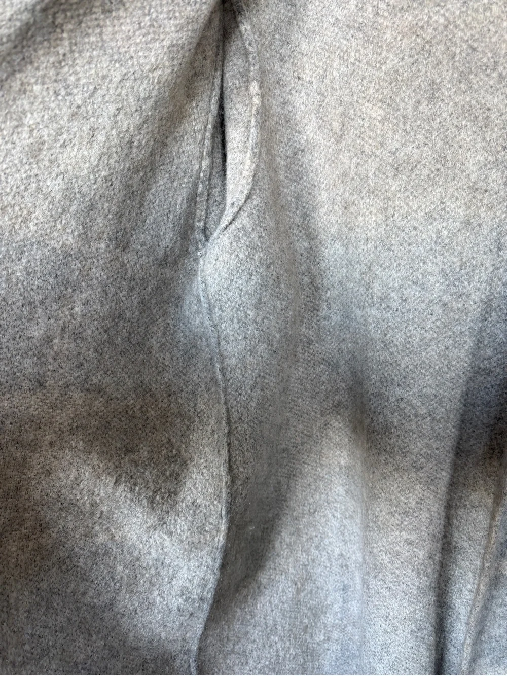 Eileen Fisher Gray Wool Open Cardigan Sweater - Picture 4 of 4